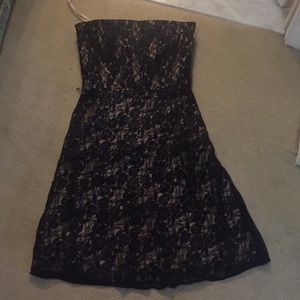 Loft strapless cocktail dress